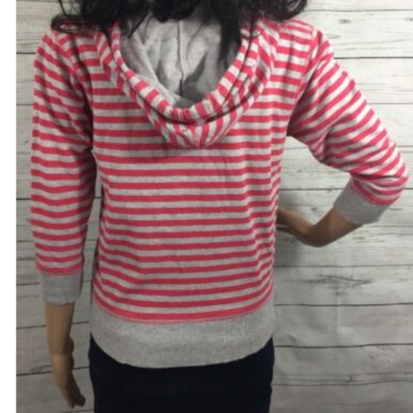 Cocoa Authentic Vintage Hoodie Small Pink Striped - Picture 5 of 7
